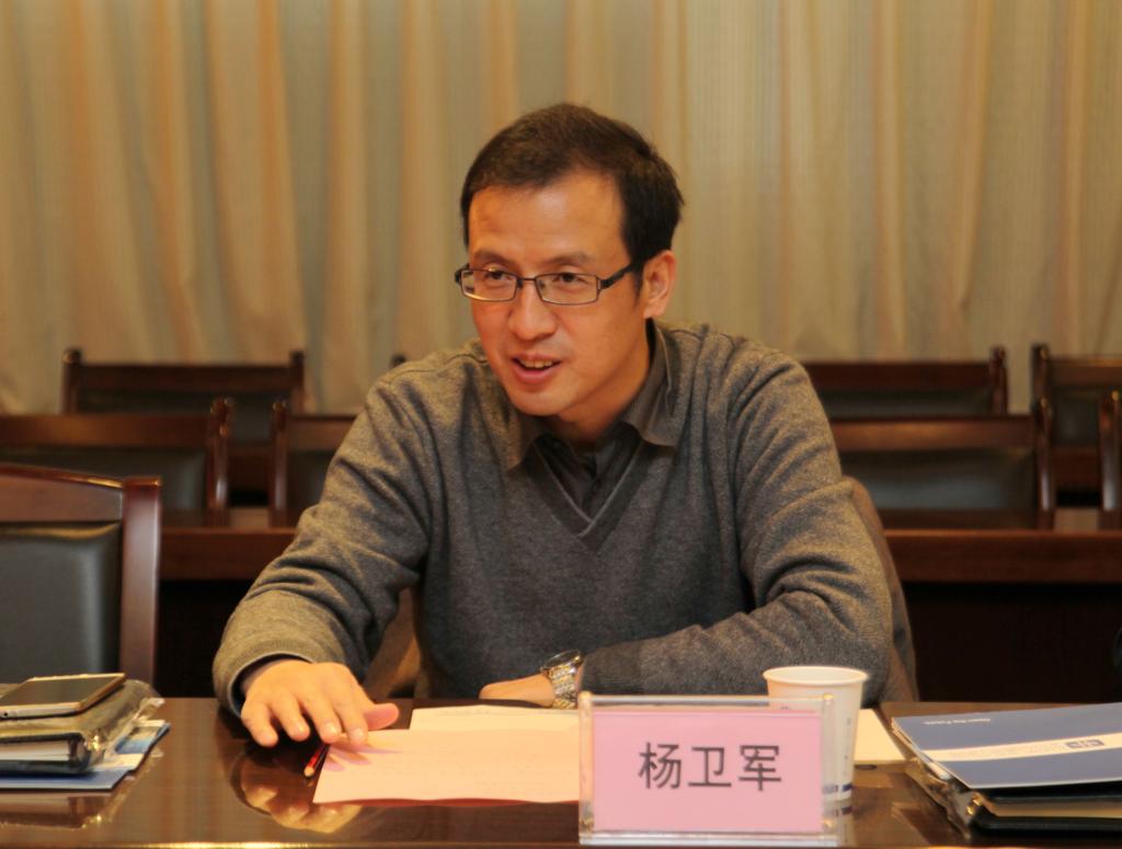 杨卫军副院长介绍校企合作情况