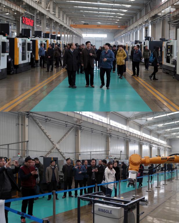 参观宝鸡机床集团