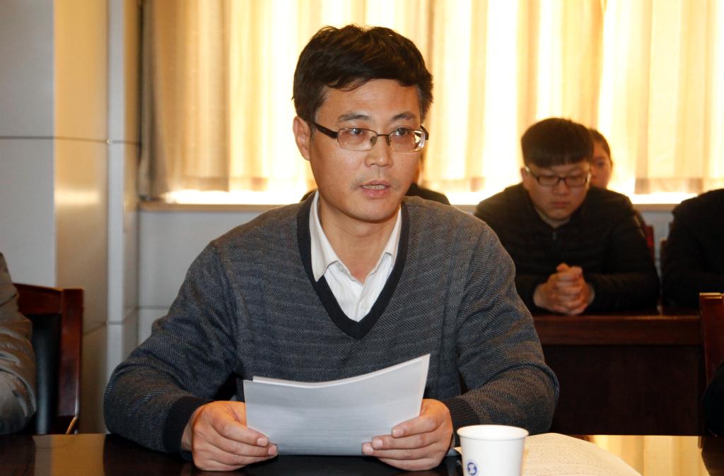 学工部部长、学生处处长王超联作活动总结