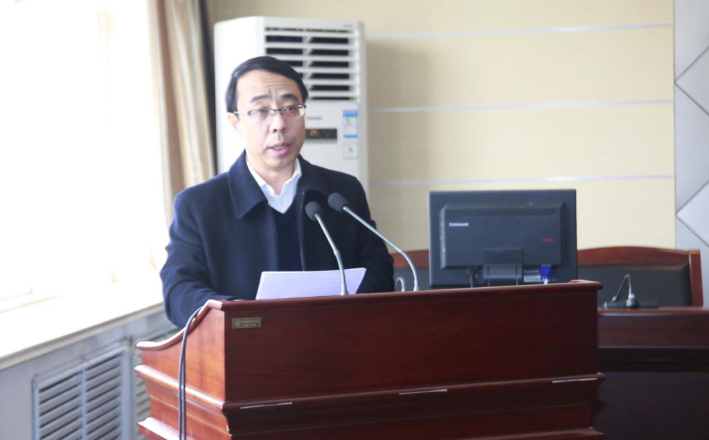 纪委书记康强传达省纪委来我院调研情况