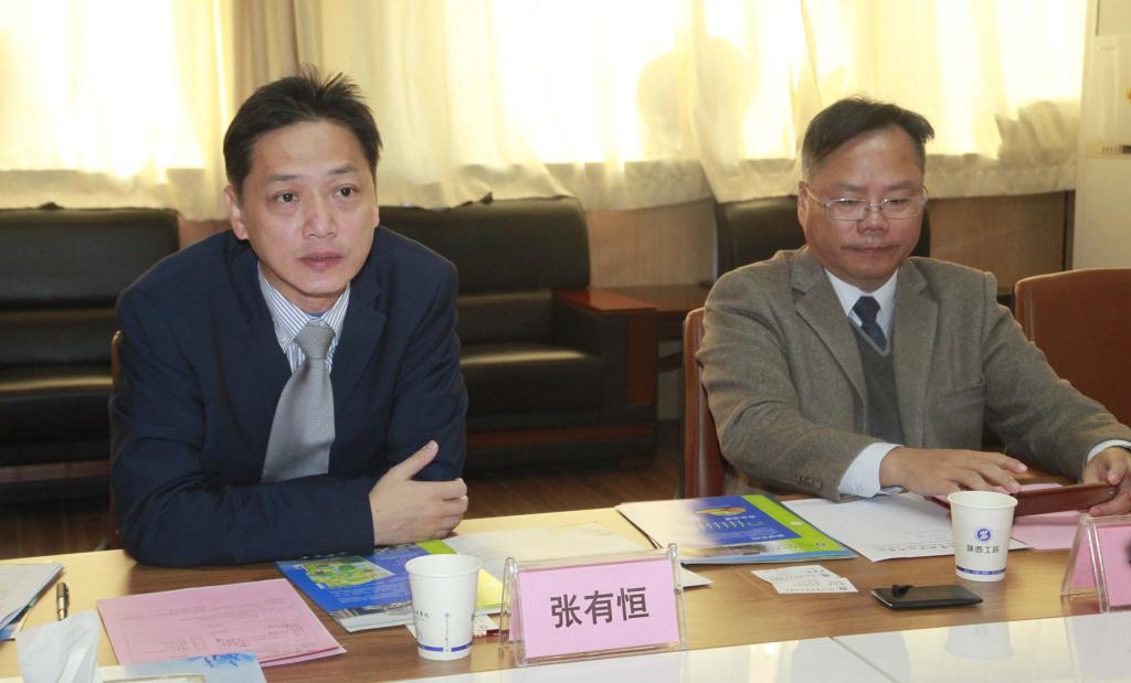 台湾朝阳科技大学助理副校长余文德一行访问我院