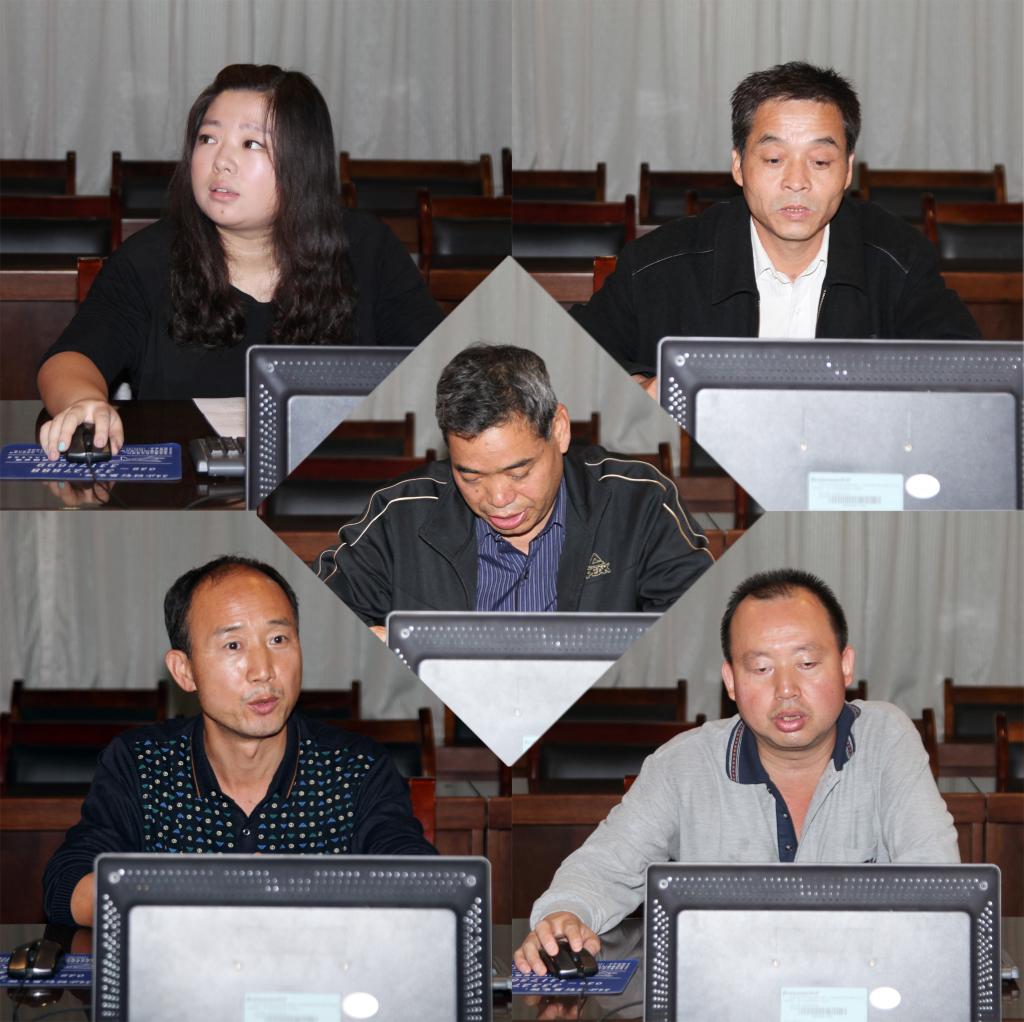 五名同志依次汇报暑期调研开展情况