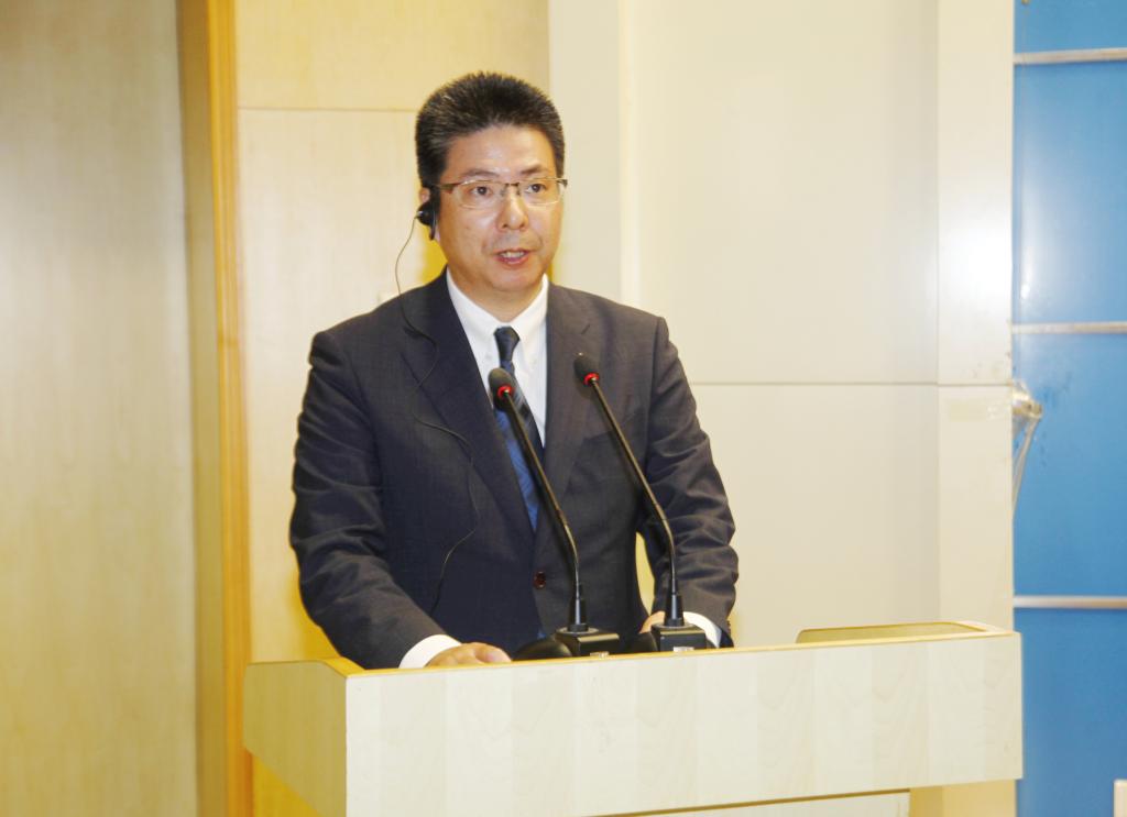 欧姆龙(上海)有限公司总经理西山正人讲话