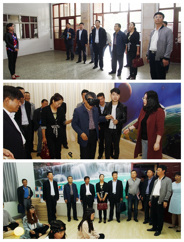 西安铁路职业技术学院代表团一行参观我院学生活动基地