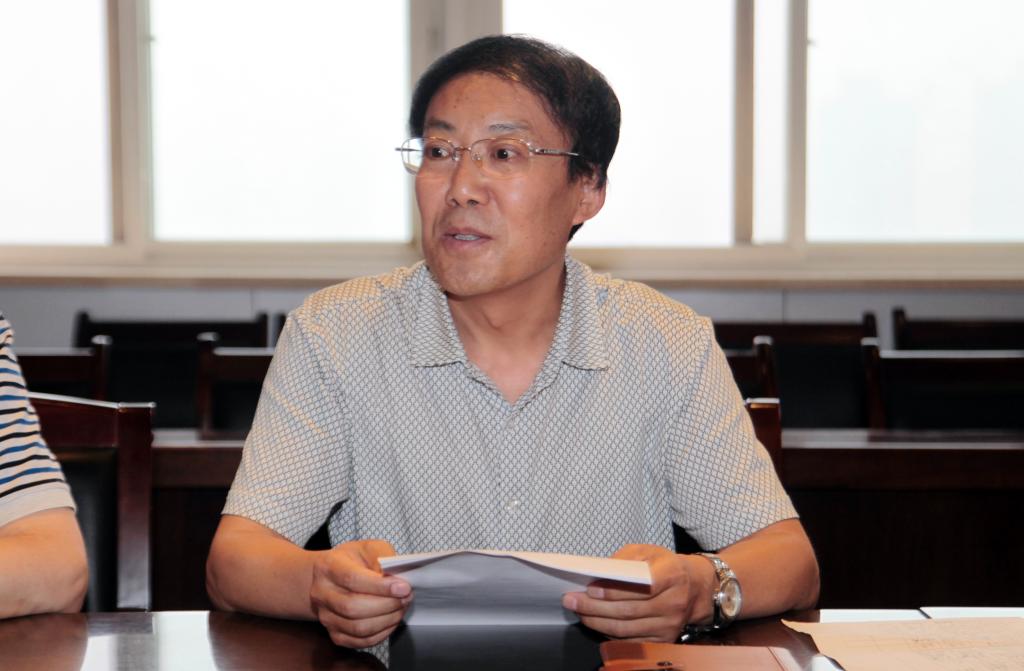 党委副书记王天哲领学《习近平总书记在纪念中国人民抗日战争暨世界反法西斯战争胜利70周年大会上的讲话》精神