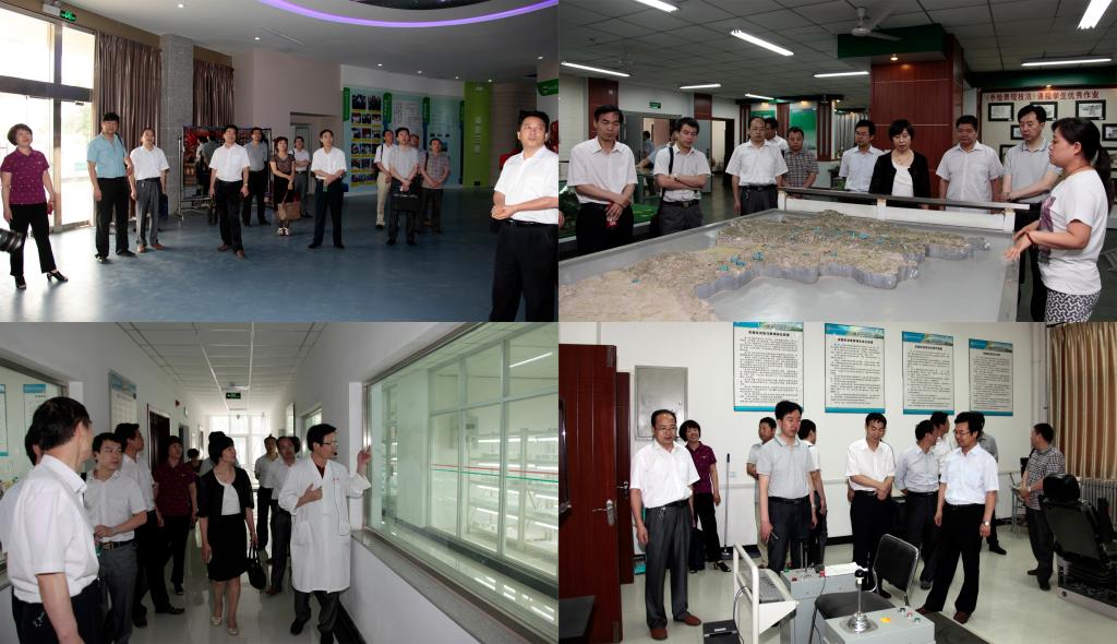 实地考察杨凌职院实训基地及展览馆