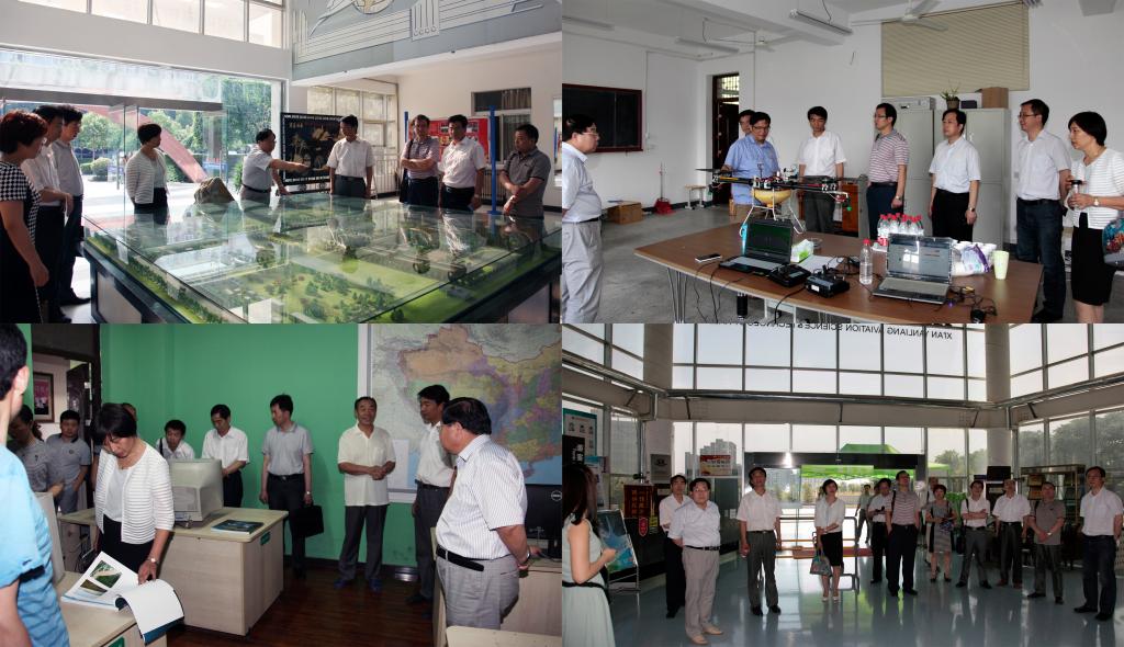 实地考察西安航院实训基地及展览馆