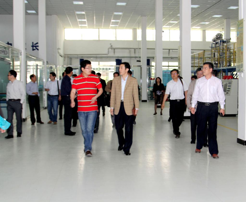 胡龙延书记一行参观