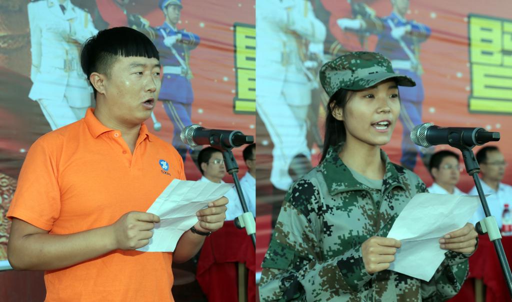 在校生及新生代表发言