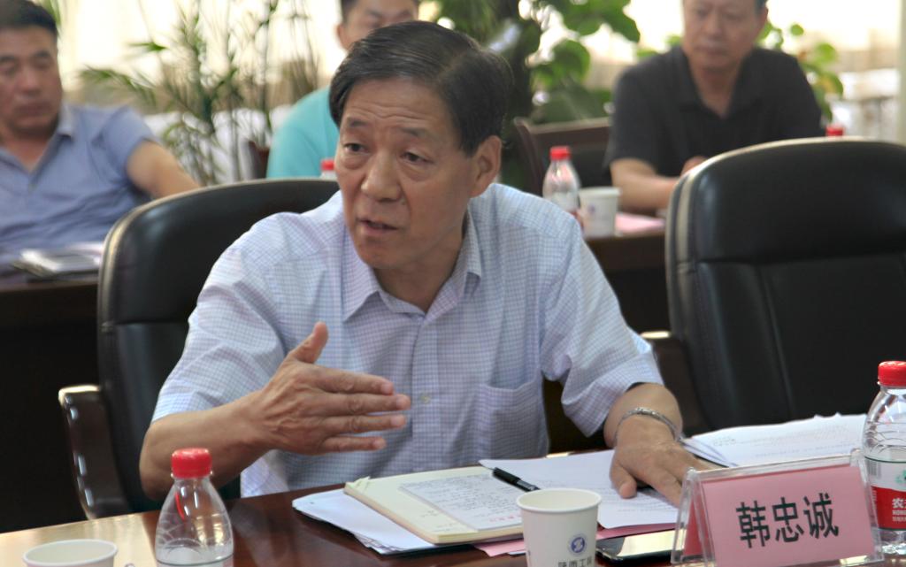 省教育厅职成教处韩忠诚处长作总结讲话